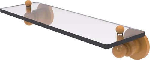 Miniatura 35 de Allied Brass AP-1/16 Astor Place - Estante de cristal con bordes biselados, color negro mate Mate negro