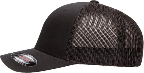 Miniatura 2 de 2015-20 Ford F150 Pickup Truck Outline Design Flexfit Trucker Mesh Gorra ajustada