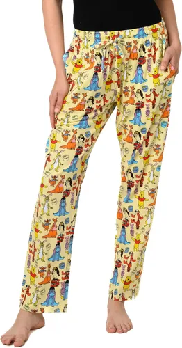 Miniatura 8 de Disney Pantalones de descanso para mujer, pantalones de pijama de algodón con estampado completo
