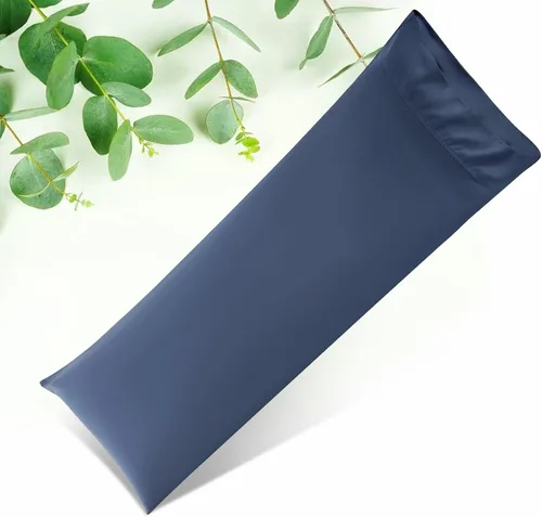Miniatura 25 de Paquete de 2 fundas de almohada refrescantes de eucalipto Tencel tamaño King, color blanco nieve, absorben la humedad para sudores nocturnos, secado