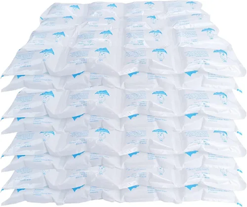Miniatura 9 de Bolsas de hielo seco para envío de alimentos congelados, hojas de hielo frío reutilizables para enfriadores, bolsa de almuerzo, hojas de manta de 3