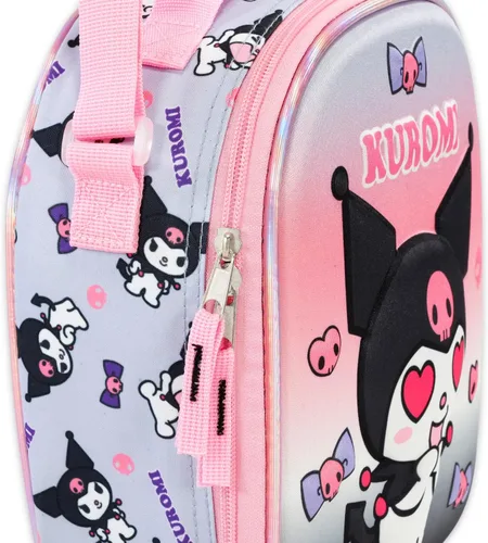 Miniatura 5 de Kuromi Lunch Box for Girls Set - Bundle with Sanrio Lunch Bag Plus Stickers, Water Bottle, More Kuromi Lunchbox School Supplies for Kids
