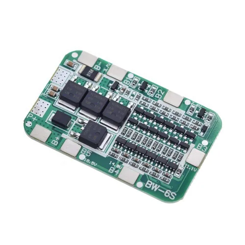 Miniatura 8 de 5S 18V 21V 15A 18650 Cargador PCB BMS Placa de Protección, Módulo de Celda Lipo Cargador de Batería de Litio Iones de Litio con Cable de 6 núcleos