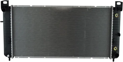 Miniatura 10 de TRQ Radiador de 1 fila de núcleo de aluminio de 26.5 pulgadas de ancho de núcleo compatible con Chevrolet Captiva Sport 2012-2015 Saturn Vue