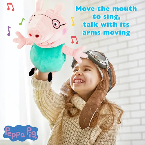 Miniatura 3 de WowWee Marionetas de Peppa Pig - Papi Pig, Multicolor