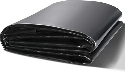 Miniatura 20 de VEVOR Revestimiento de estanque de 10 x 15 pies, grosor de 45 mil, material EPDM flexible y duradero, capa inferior de fácil corte para peces o koi