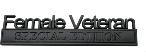 Miniatura 3 de Calcomanía 3D con emblema especial para mujer, edición veterana, emblema especial, diseño de soldado guerrero, edición especial, insignias