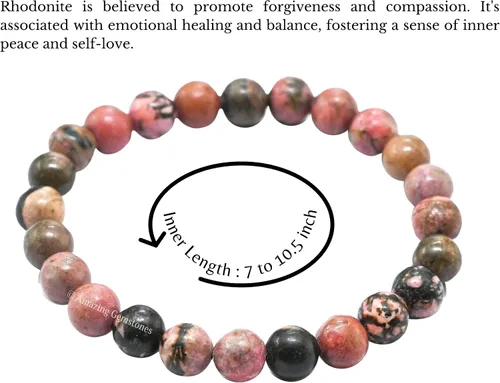 Miniatura 589 de Amazing Gemstone Crystal Bracelet for Women Men's Gifts - Protection Healing Crystal Bracelet - 8mm Gemstone Beaded Stretchable Bracelet Pulseras