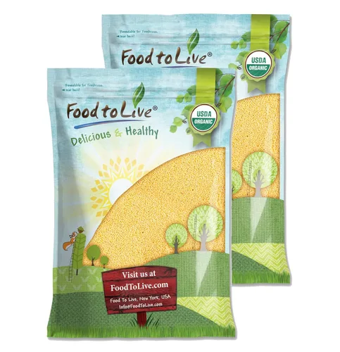 Miniatura 8 de Food to Live Mijo orgánico descascarillado, 10 libras – Semillas de grano entero, sin OMG, Kosher, crudo, a granel, producto de los Estados Unidos