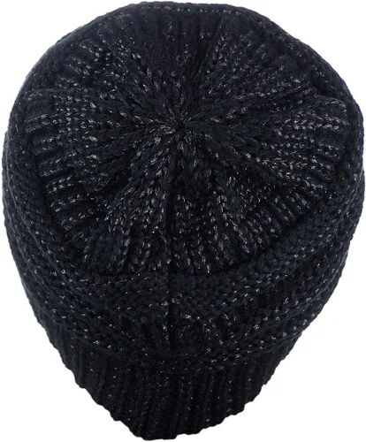 Miniatura 658 de C.C Trendy Warm Chunky Soft Stretch Cable Knit Beanie
