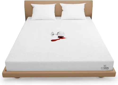 Miniatura 12 de SGI Bedding Protector de colchón impermeable tamaño individual de 39 x 75 pulgadas, bolsillo profundo de 15 pulgadas, suave, silencioso