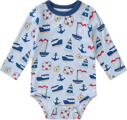 Miniatura 72 de pureborn Mameluco de algodón súper suave para bebés niños y niñas de 0 a 24 meses