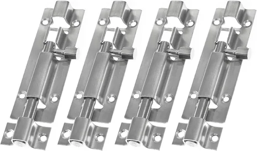 Miniatura 9 de 6 cerraduras de seguridad para puerta, 3 pulgadas/2.953 in, acero grueso sólido resistente, perno de barril de puerta, cerradura de puerta, más