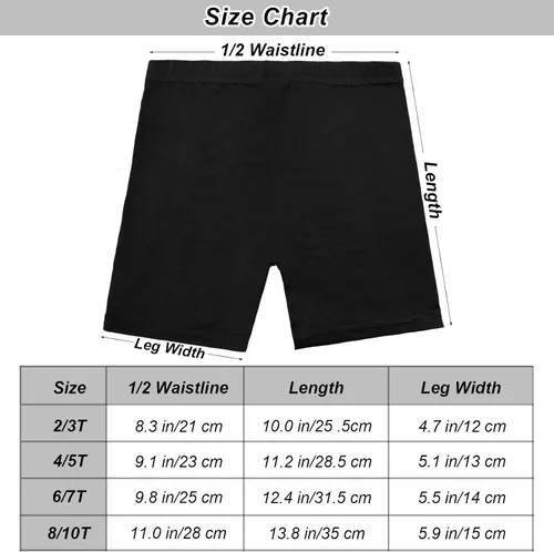 Miniatura 2 de Resinta 6 Pack Toddler Girls Shorts Bike Dance Shorts