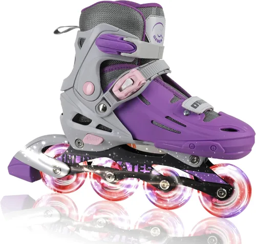 Miniatura 8 de C SEVEN C7skates Nostalgic Jr. - Patines en línea para niñas, niños y jóvenes Dino