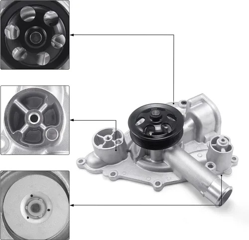 Miniatura 4 de AULINK Bomba de agua AW6653 68346915AA OE repuesto para Chrysler 300 Dodge Challenger Charger Durango Jeep Grand Cherokee HEMI 5.7L 6.4L
