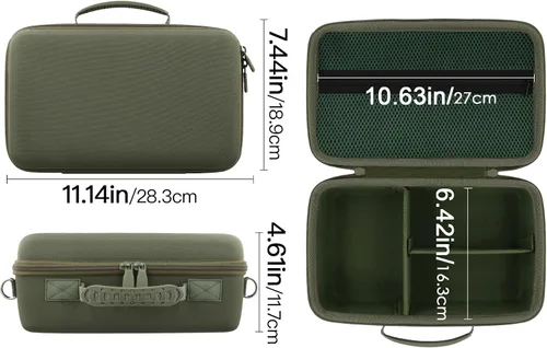 Miniatura 7 de Estuche para cámara Baval compatible con Canon EOS Rebel T7 / T100 / R50 / R100 / R5 / R6 Mark II DSLR con lente de 18-55mm, Sony, Nikon, estuche