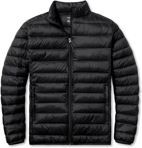 Miniatura 8 de TSLA - Chaqueta acolchada, ligera y plegable para hombre, ideal para invierno, impermeable