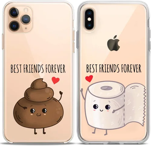 Miniatura 5 de Fundas a juego para parejas compatibles con iPhone 16 15 14 13 12 11 Pro Max Mini Xs X 6s 8 Plus 7+ Xr 10 SE 5 papel transparente cubierta delgada