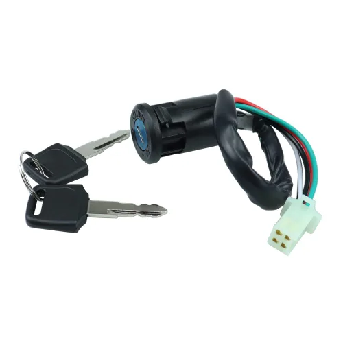 Miniatura 2 de Juego de interruptores de llave de encendido de 4 pines para motocicleta china 50cc 70cc 90cc 110cc 125cc 150cc 250cc ATV Dirt Bike Quad Coolster
