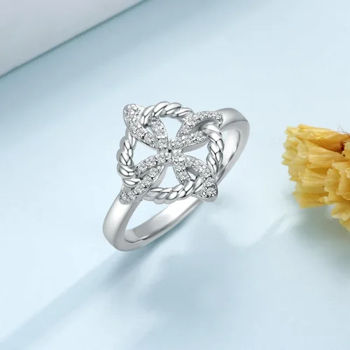 Miniatura 4 de Anillo de nudo de bruja de plata de ley 925, anillos celtas para mujer, anillo de nudo de amor, joyería de bruja, regalo de cumpleaños para amante