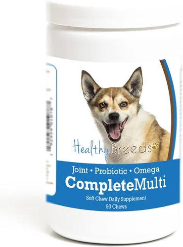 Miniatura 121 de Healthy Breeds Pug todo en uno multivitamínico suave masticable 60