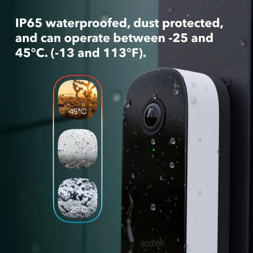 Miniatura 12 de ecobee Paquete de seguridad para el hogar con suscripción avanzada de seguridad inteligente de 1 año, sistema de seguridad inteligente