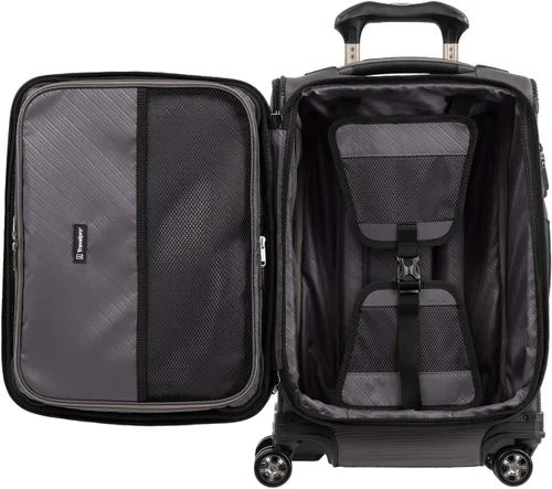 Miniatura 4 de Travelpro Crew Versapack - Maleta giratoria extensible Softside, Gris (Titanium Grey)), 407186205