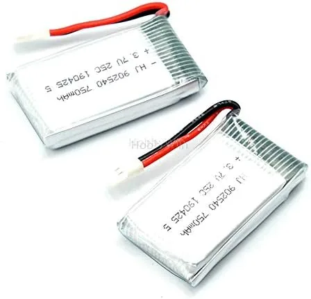 Miniatura 6 de Batería LiPO MX2.0-2P de 3,7 V 1S, 750 mAh, 25 C, enchufe para dron FPV modelo RC helicóptero de avión