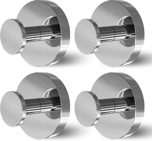 Miniatura 9 de Ganchos de ducha para dentro de la ducha, ganchos de ventosa para ventana de vidrio, ganchos de toalla extraíbles para baños, paquete de 4 (negro)