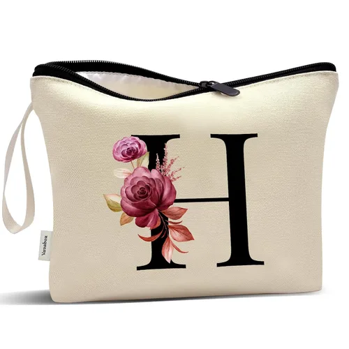Miniatura 169 de Vavabox A-Z Bolsa de Maquillaje Personalizada, Regalos de Cumpleaños para Mujeres y Mamá, Regalos para la Mejor Amiga, Bolsa de Cosméticos