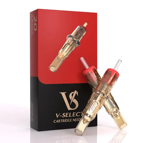 Miniatura 8 de EZ - 20 agujas de cartucho de tatuaje #12 (7RL) desechables de líneas redondas estándar para máquina rotativa de tatuaje, pistola de bolígrafo - V