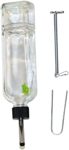 Miniatura 3 de Lixit Botellas de Agua con Lado Plano a Prueba de Mordidas para Conejos, Hurones, Ratas, Pájaros, Hámsters, Cobayas, Chinchillas, Jerbos y Otros