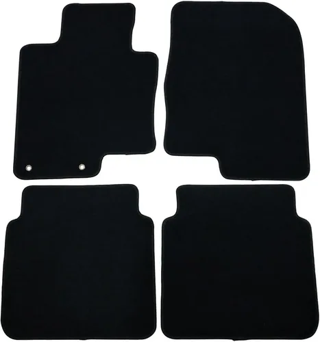IKON MOTORSPORTS - Alfombrillas compatibles con Kia Optima 11-15, protección de suelo de nailon negro, alfombras interiores de IKON MOTORSPORTS,