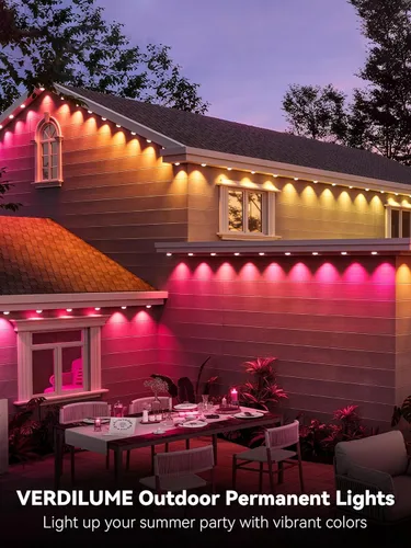 Miniatura 2 de Luces permanentes para exteriores de 300 pies, iluminación inteligente RGB para casa, IP67 impermeable LED luces exteriores con aplicación/control