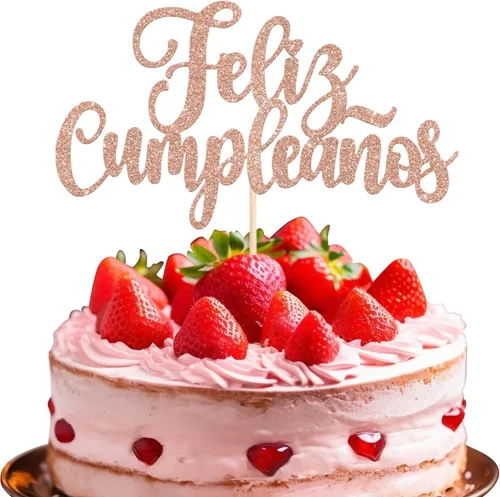 Miniatura 11 de Paquete de 41 decoraciones para tartas de cumpleaños con guitarra, cactus y burro, palillos de pimienta para fiesta mexicana, temática de baby
