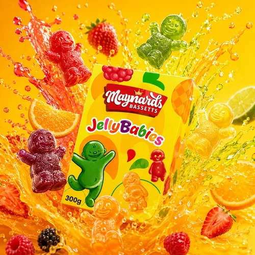 Miniatura 4 de Maynards Bassetts Jelly Babies Dulces Cartón 12.35 oz