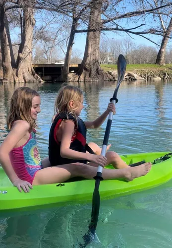 Miniatura 7 de Kids Kayak Paddle for River Tubing and Water Adventures Double-Sided Oars Ideal for Young Paddlers or on River Runs, Lakes, and Streams Negro
