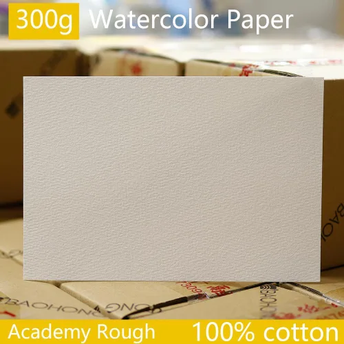 Miniatura 7 de BHPAI Academy - Rollo de papel para acuarela, 140 libras / 10.58 oz/m², perfecto para acuarela, gouache, tinta, papel de pintura acrílica, libertad