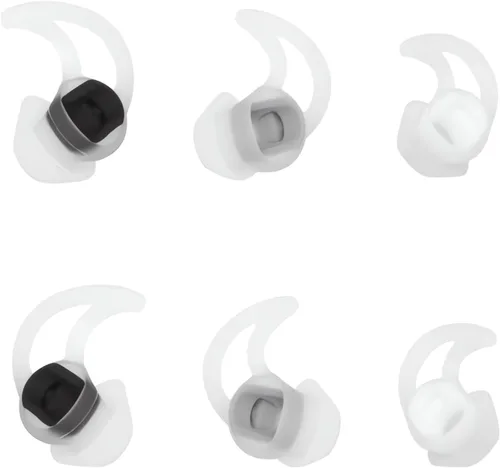 Miniatura 8 de Puntas para auriculares pequeños, 3 pares, puntas de silicona suaves y cómodas, puntas de aislamiento de ruido, puntas de repuesto de auriculares
