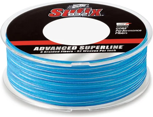 Miniatura 6 de Sufix 832 Advanced Superline Cuerda de pescar trenzada - 150 yardas verde (Low Vis Green)