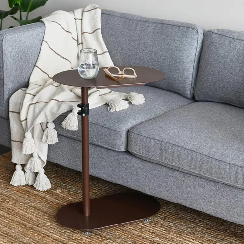Miniatura 2 de Main + Mesa Mesa C ajustable moderna, marrón