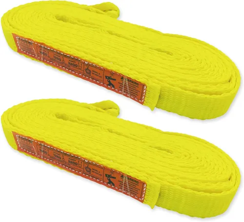 Miniatura 14 de Correa de 1 capa de 1" x 4 pies para elevación 2 paquetes Correas de amarre resistentes para aparejo, movimiento, remolque y elevación KODIAK STRAPS