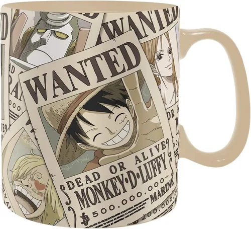 Miniatura 5 de ABYSTYLE Taza One Piece Wanted Heat Change de 16 onzas líquidas Anime Manga Drinkware Home & Kitchen Merch Gift (ABYPCK203_US)