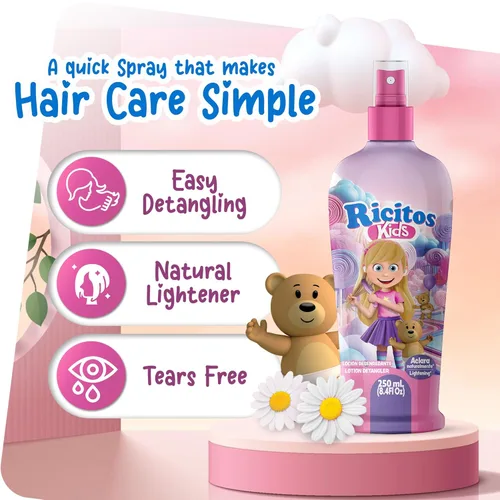 Miniatura 3 de Grisi Loción de Manzanilla para Niños, Loción Aclarante para darle brillo y reflejos dorados al cabello, Aclara Naturalmente, Desenreda el cabello