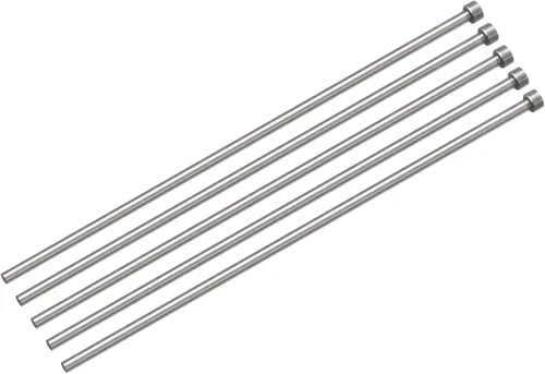 Miniatura 13 de uxcell Pasadores eyectores rectos, 0.118 in (1/8 ") de diámetro. Punzón de punta redonda de acero 65Mn 200 mm (8") de largo para mantenimiento