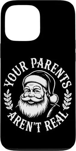 Miniatura 24 de Your Parents Aren’t Real Santa Humor Holiday Festive Cartoon Case for iPhone XR
