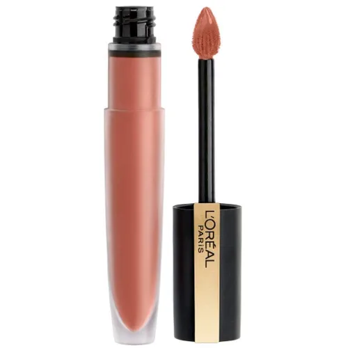 Miniatura 18 de L'Oréal Paris Makeup Rouge Signature - Pinta labios de larga duración acabado mate, ultraligero, ultracómodo, color de pigmento alto, aplicador