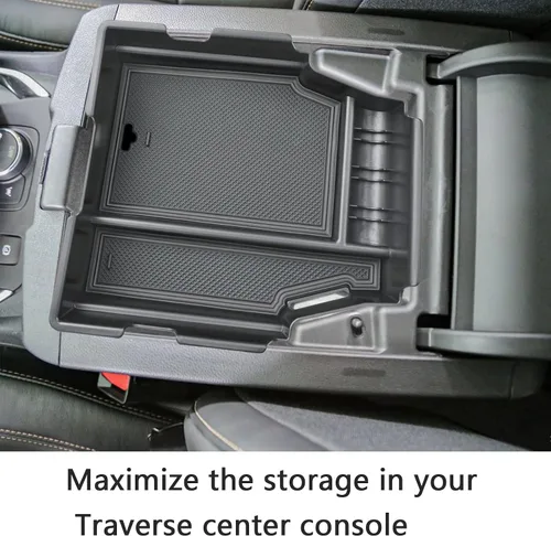 Miniatura 7 de EDBETOS Bandeja organizadora de consola central compatible con accesorios Chevy Traverse 2018 2019 2020 2021 2022 2023 Interior secundario