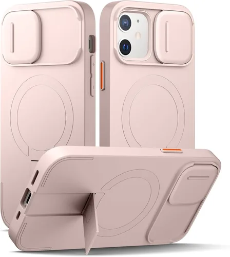 Miniatura 58 de SURITCH - Funda para iPhone 17 Pro Max con cubierta de control de cámara, cubierta para cámara y soporte ajustable, compatible con MagSafe, a prueba